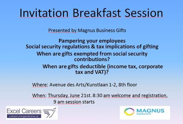 Invitation Breakfast session